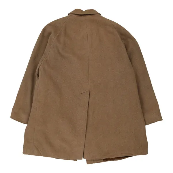 Aquascutum Overcoat - XL Brown Mohair