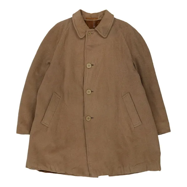 Aquascutum Overcoat - XL Brown Mohair
