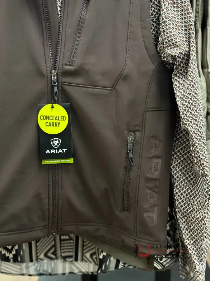 ARIAT Logo 2.0 Softshell Coffee Bean Vest