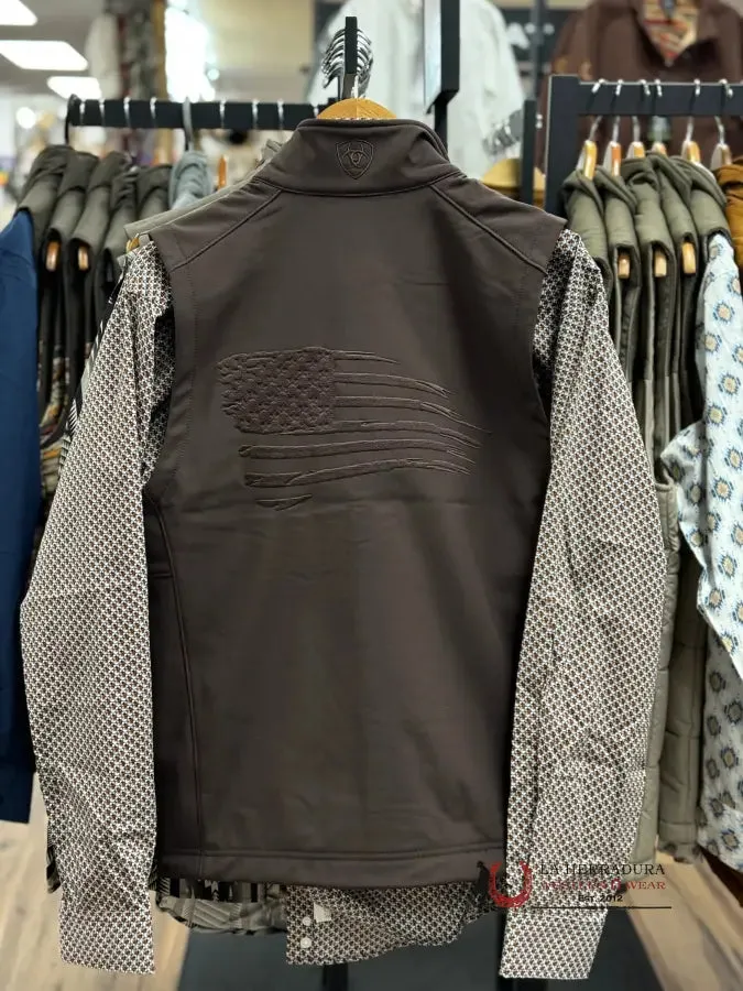 ARIAT Logo 2.0 Softshell Coffee Bean Vest