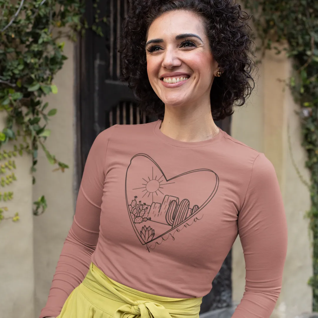 Arizona Sunset Love Long Sleeve T-Shirt