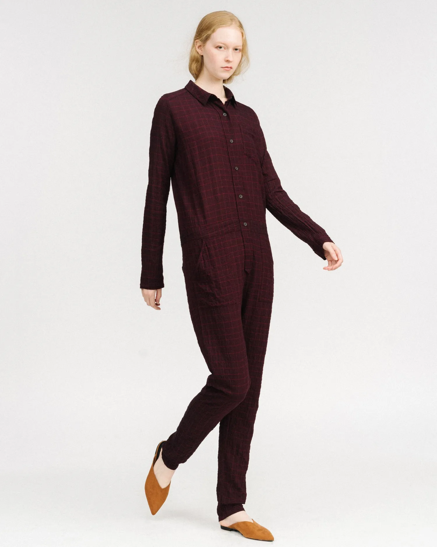 Aurie jumpsuit in wine