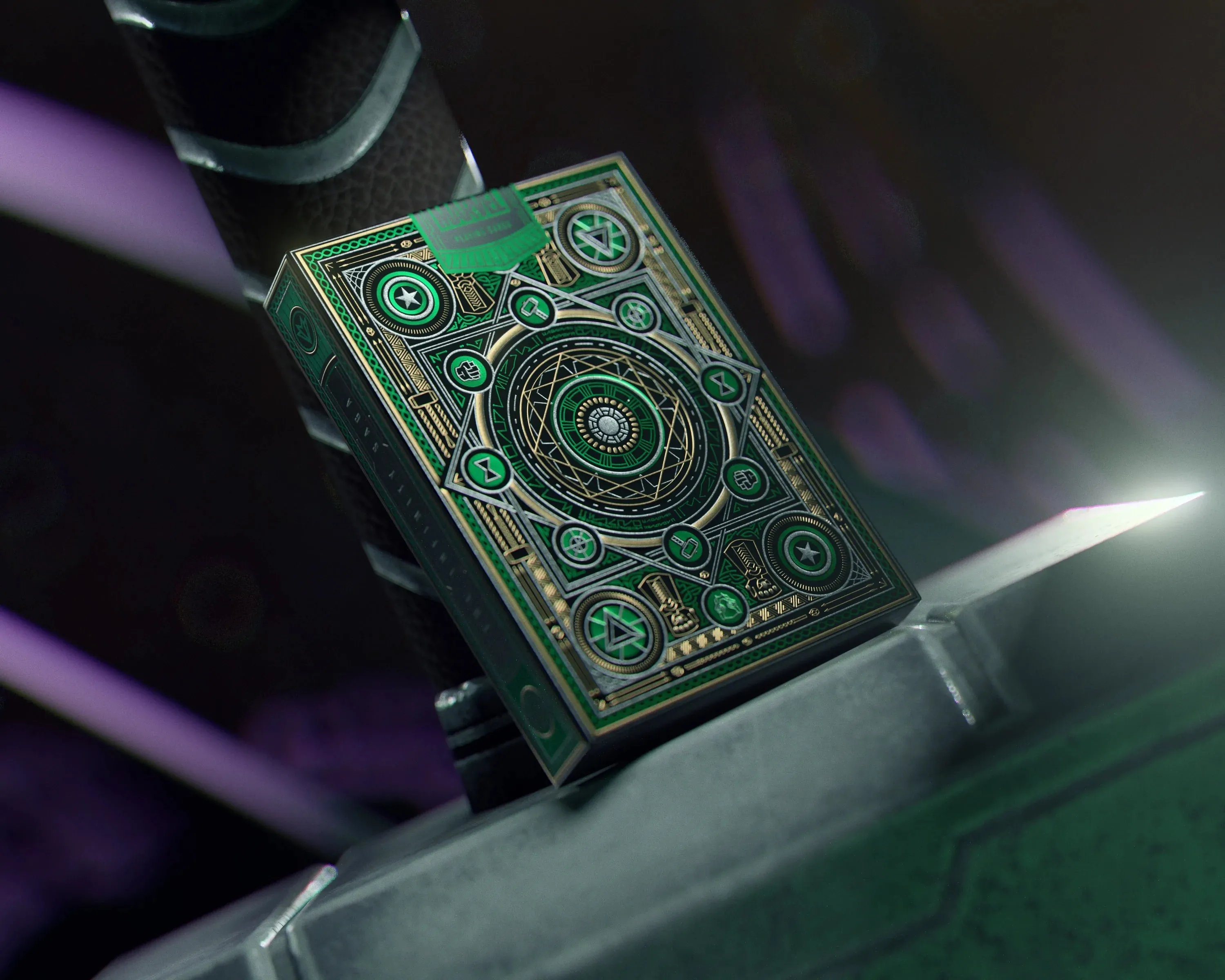 Avengers Playing Cards Green Edition