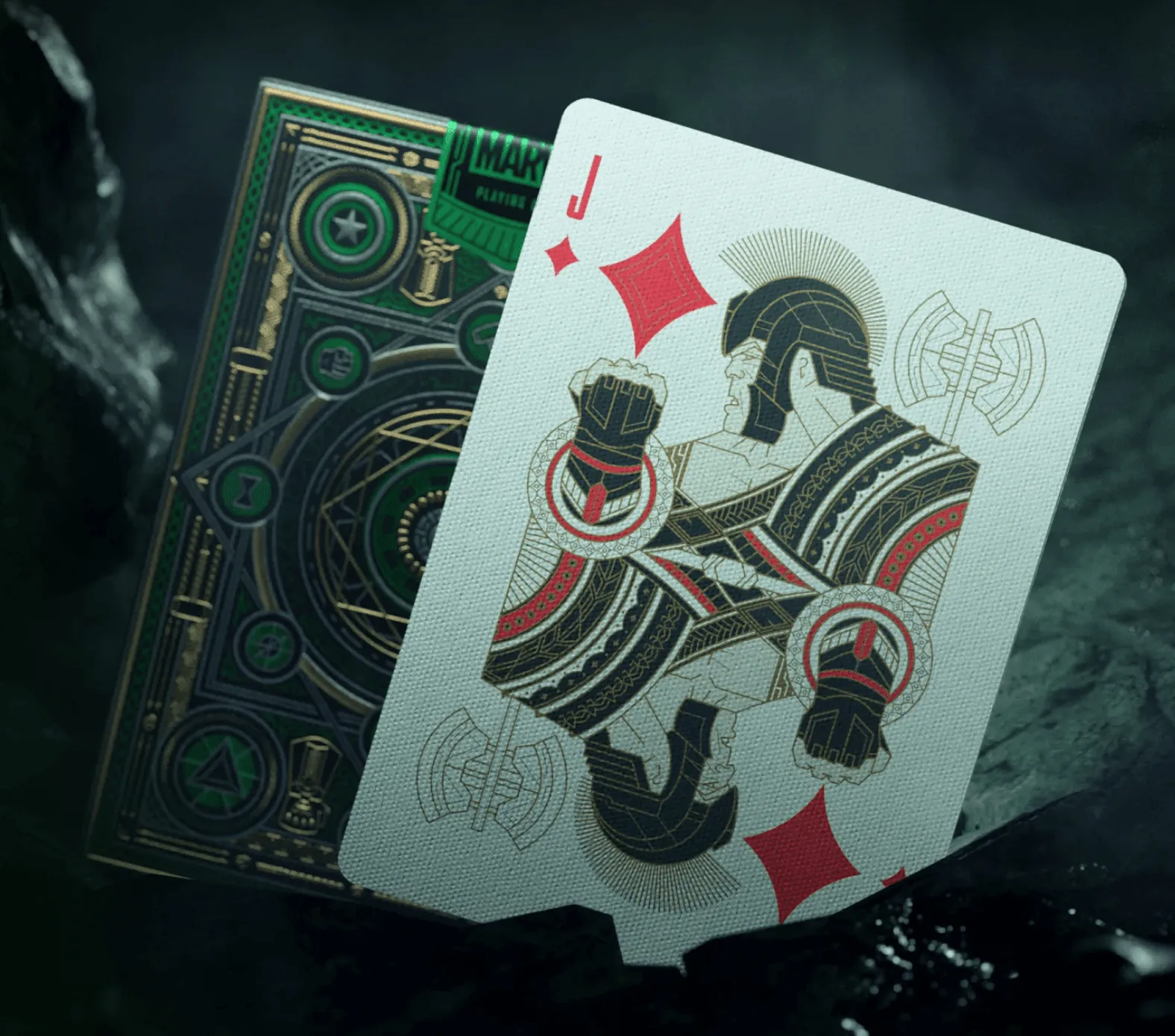 Avengers Playing Cards Green Edition