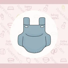 Baby Overall Cookie Cutter