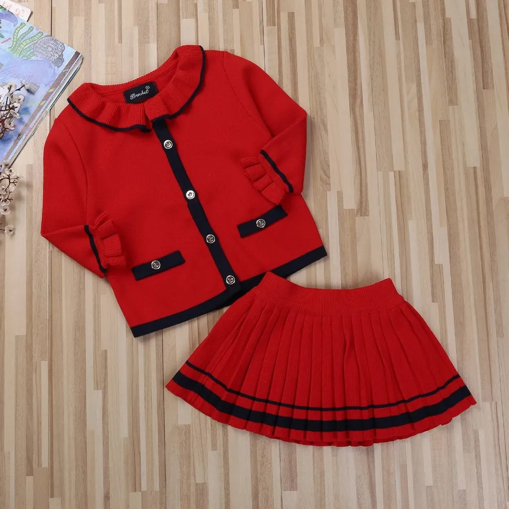 Beatrice Knit Cotton 2-piece Girls' Set