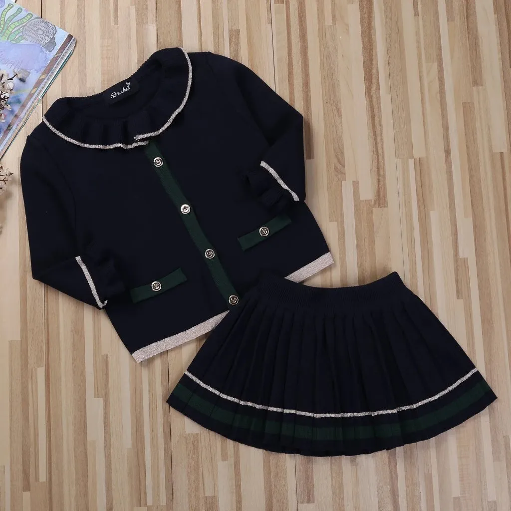 Beatrice Knit Cotton 2-piece Girls' Set