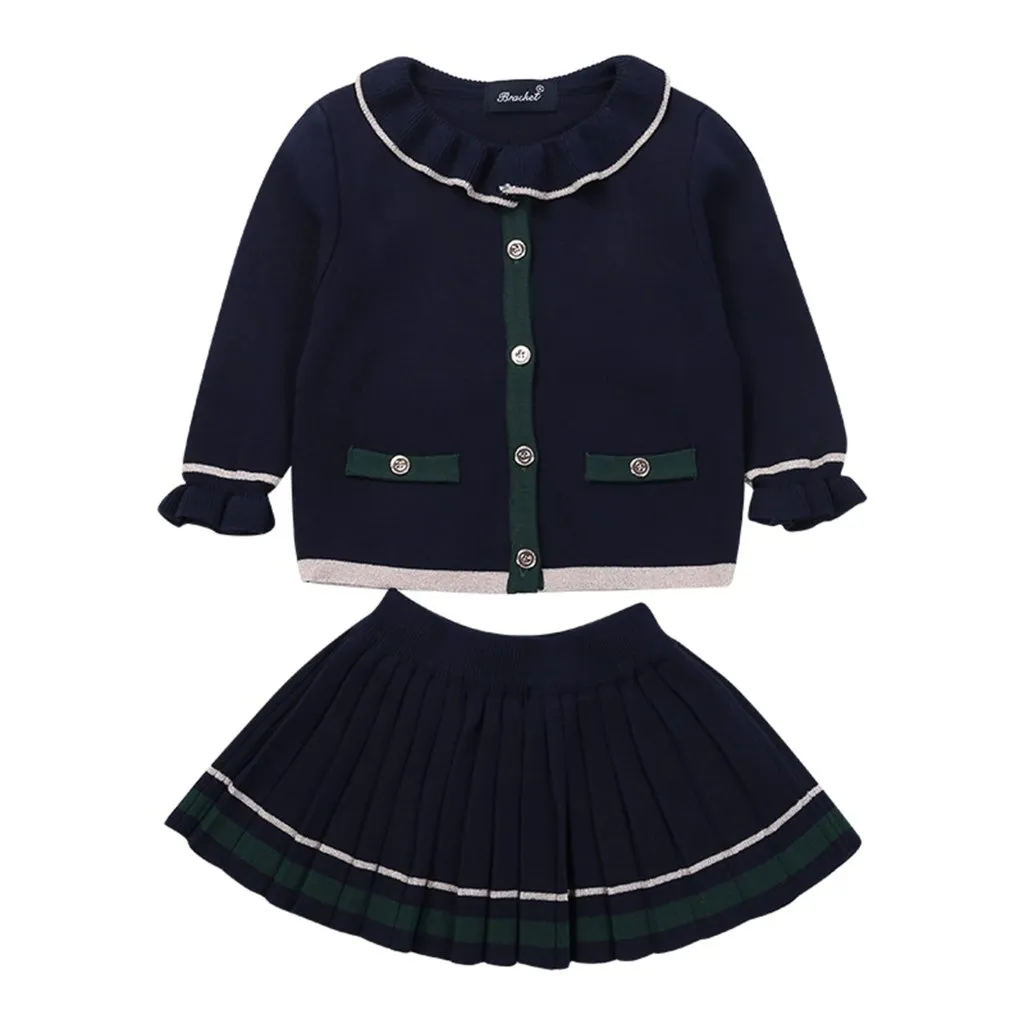 Beatrice Knit Cotton 2-piece Girls' Set