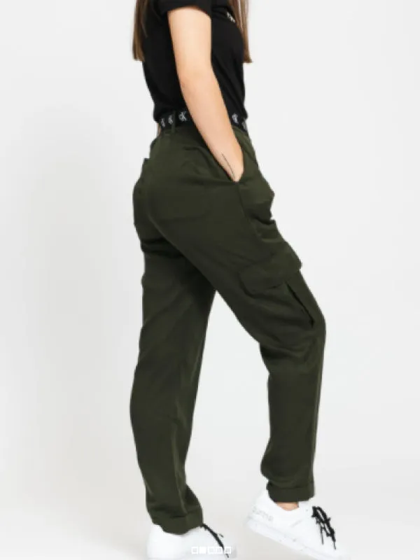 Belted Utility Tapered Pant
