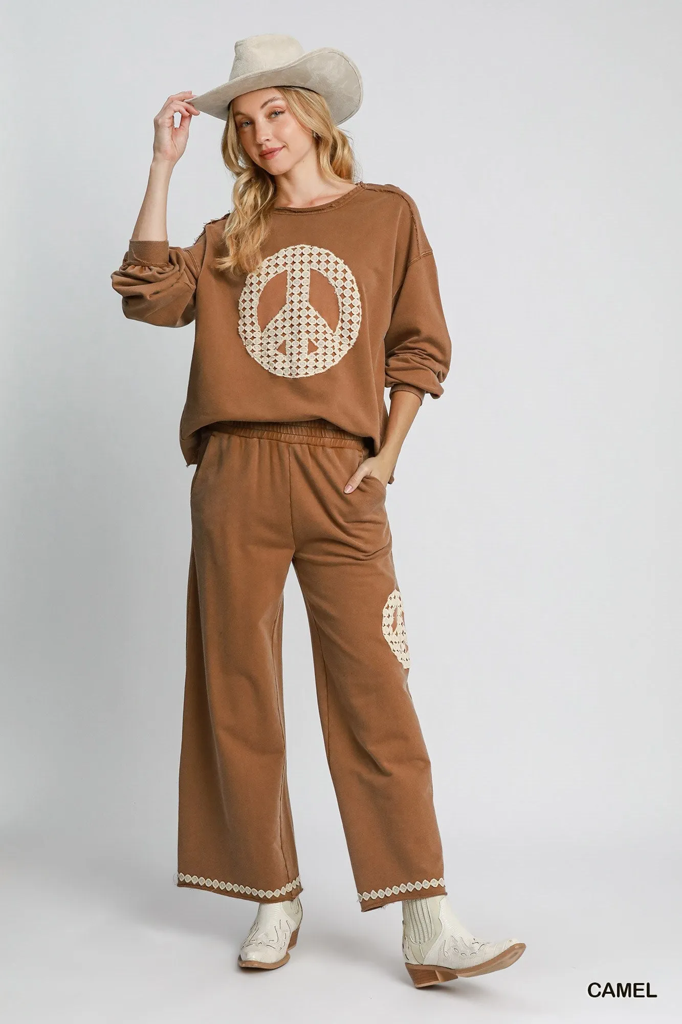 Blair Peace Lace Applique Pant