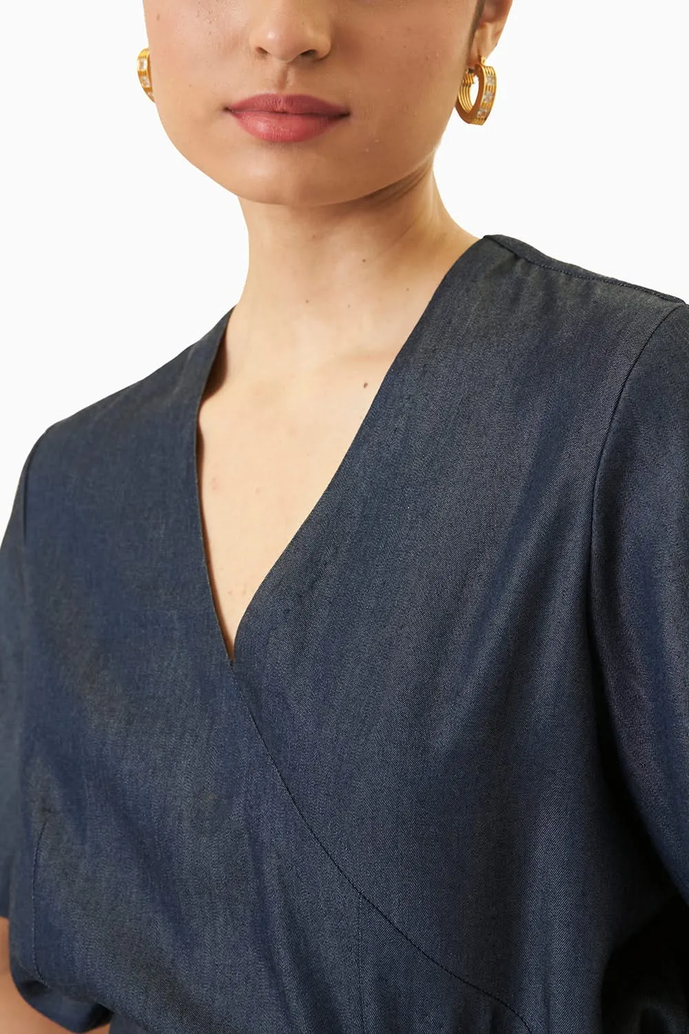 Blue Denim Top