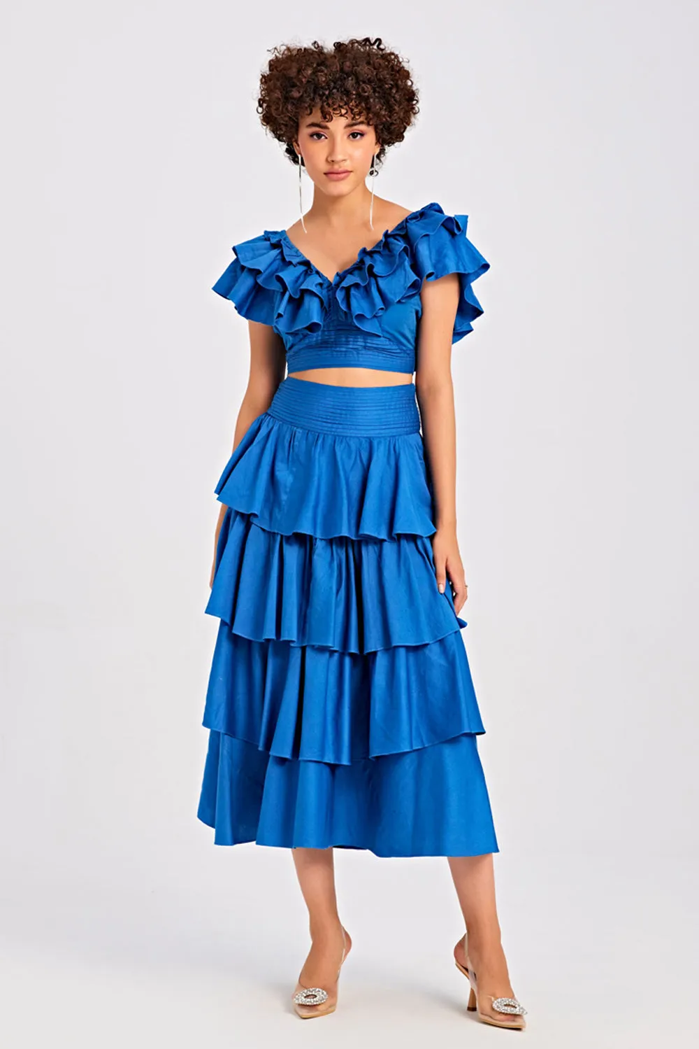 Blue Layered Co-ord Set