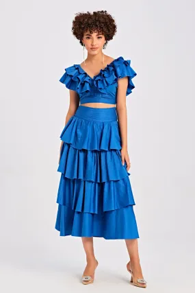 Blue Layered Co-ord Set