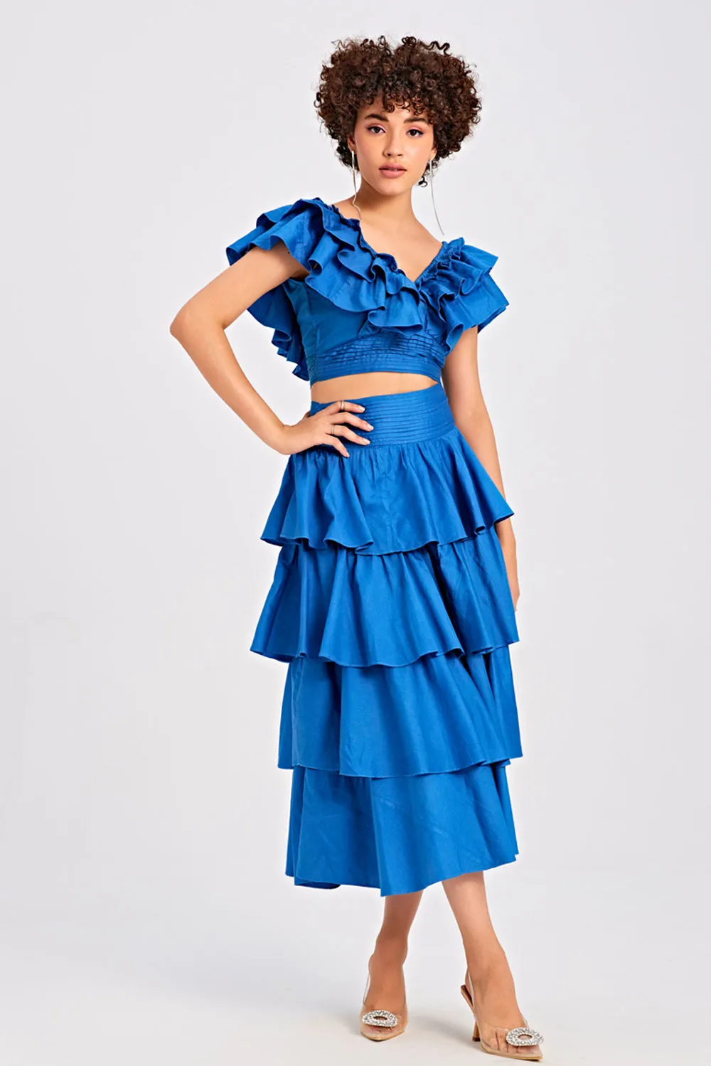 Blue Layered Co-ord Set