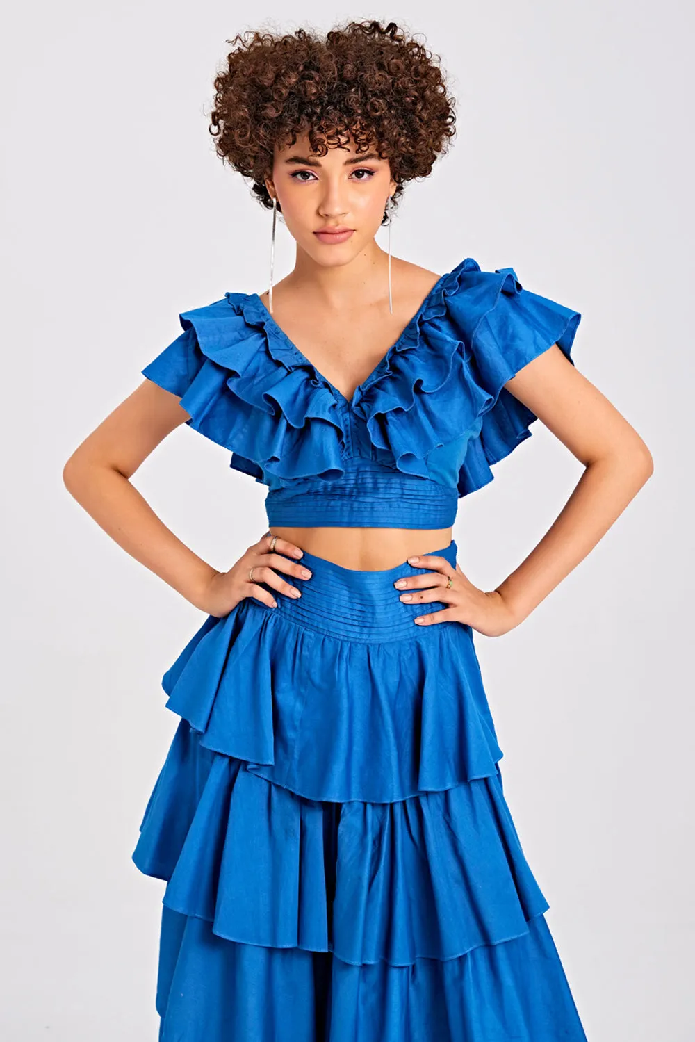 Blue Layered Co-ord Set