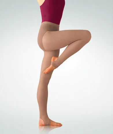 Body Wrappers Girls' Stirrup Dance Tights