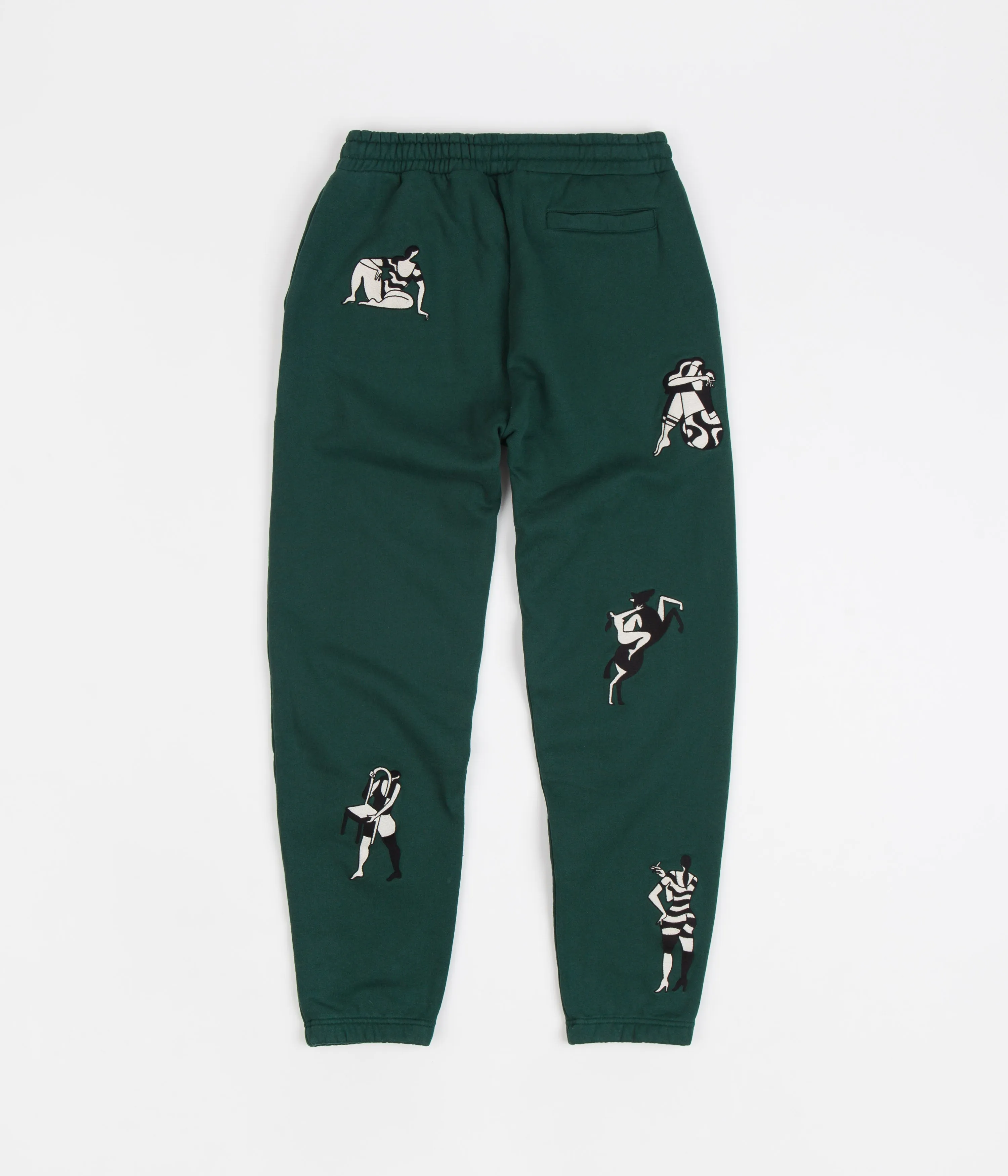 by Parra Life Experience Sweatpants - Pine Green