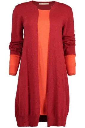 Contrast Panel Knit Dress