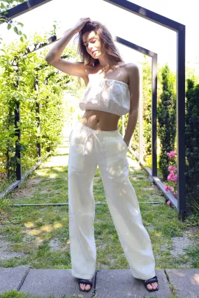 DEMETER Linen Pants For Women