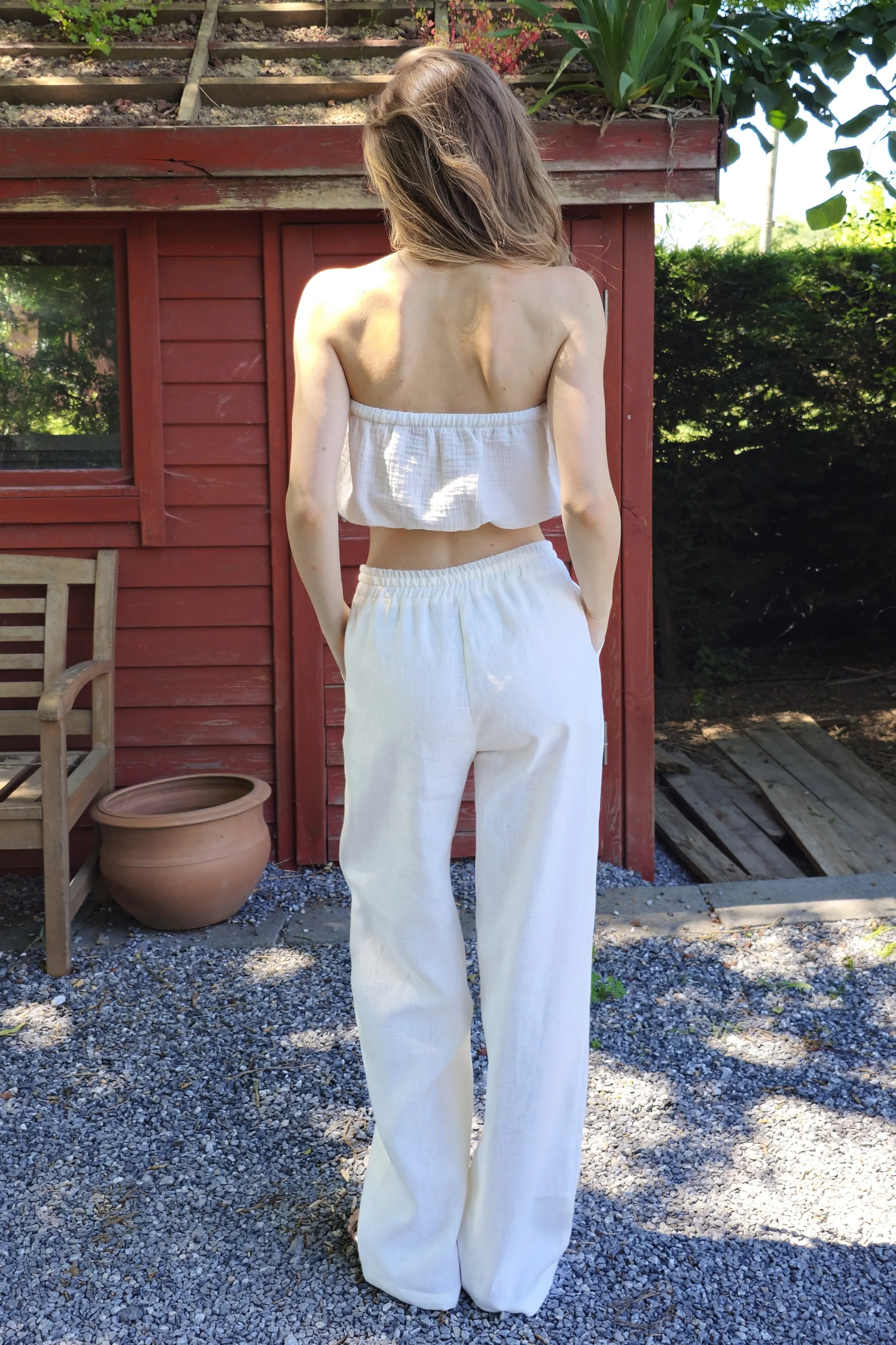DEMETER Linen Pants For Women