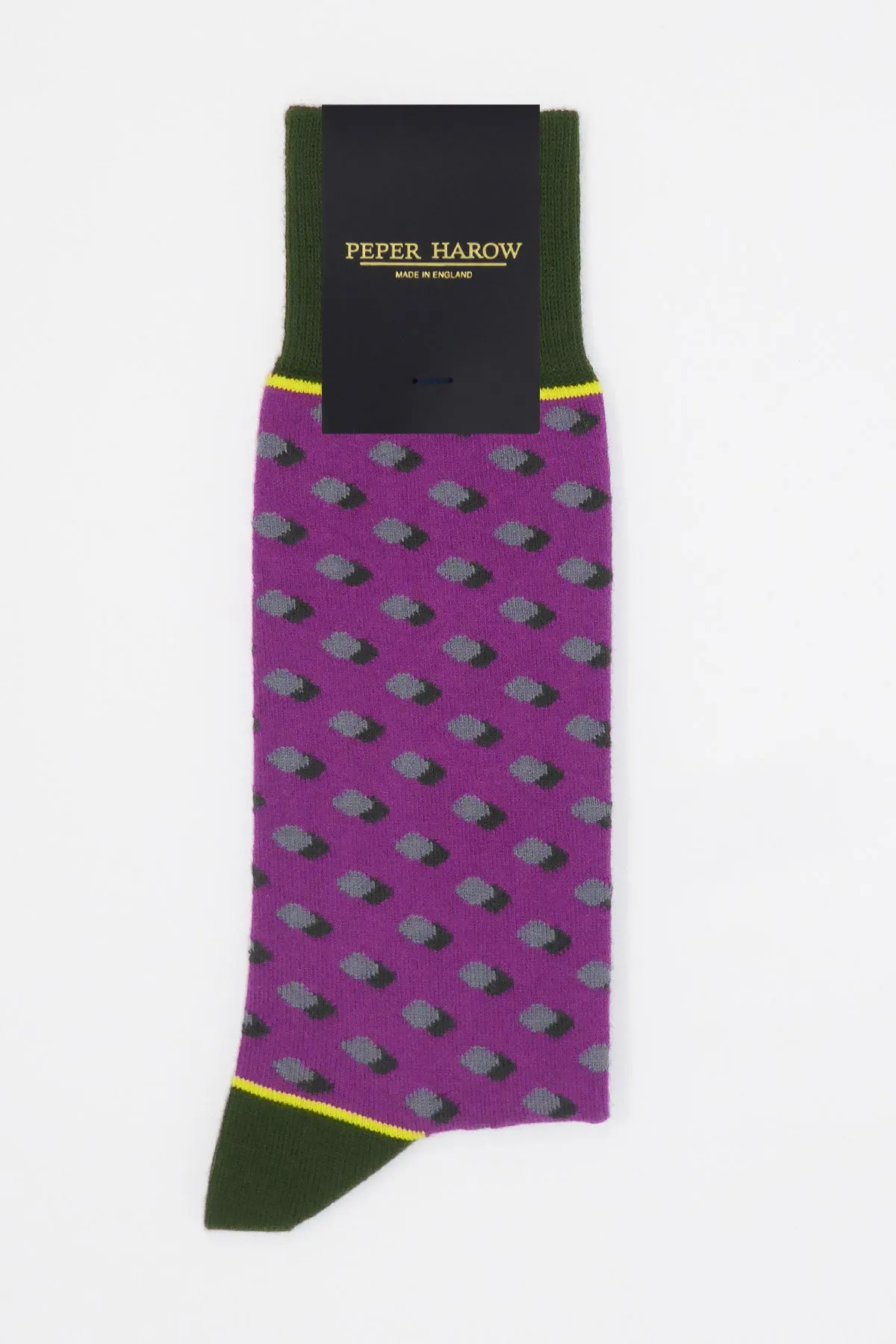 Disruption Men's Socks - Violet