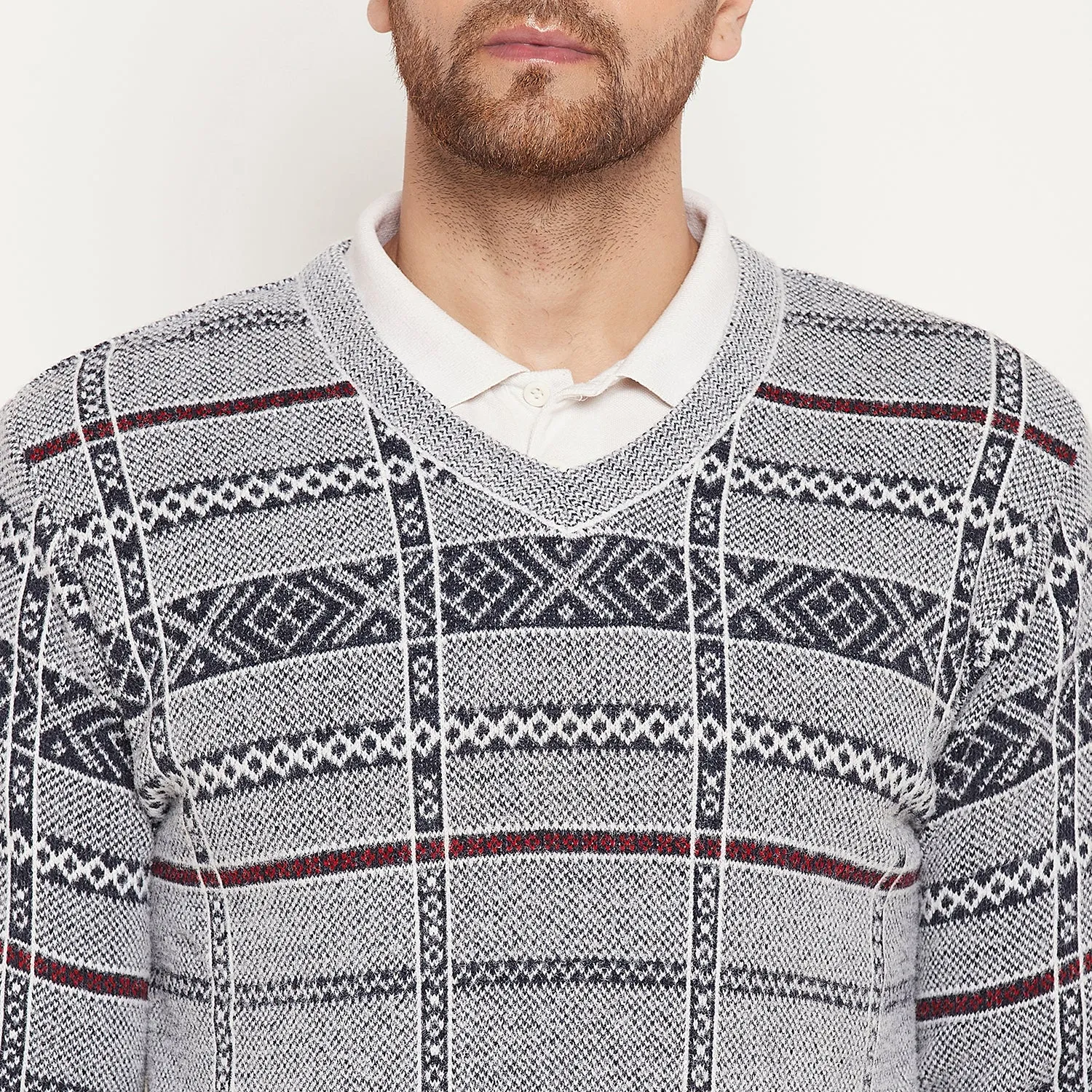 Duke Stardust Men Full Sleeve Sweater (SDS2124)
