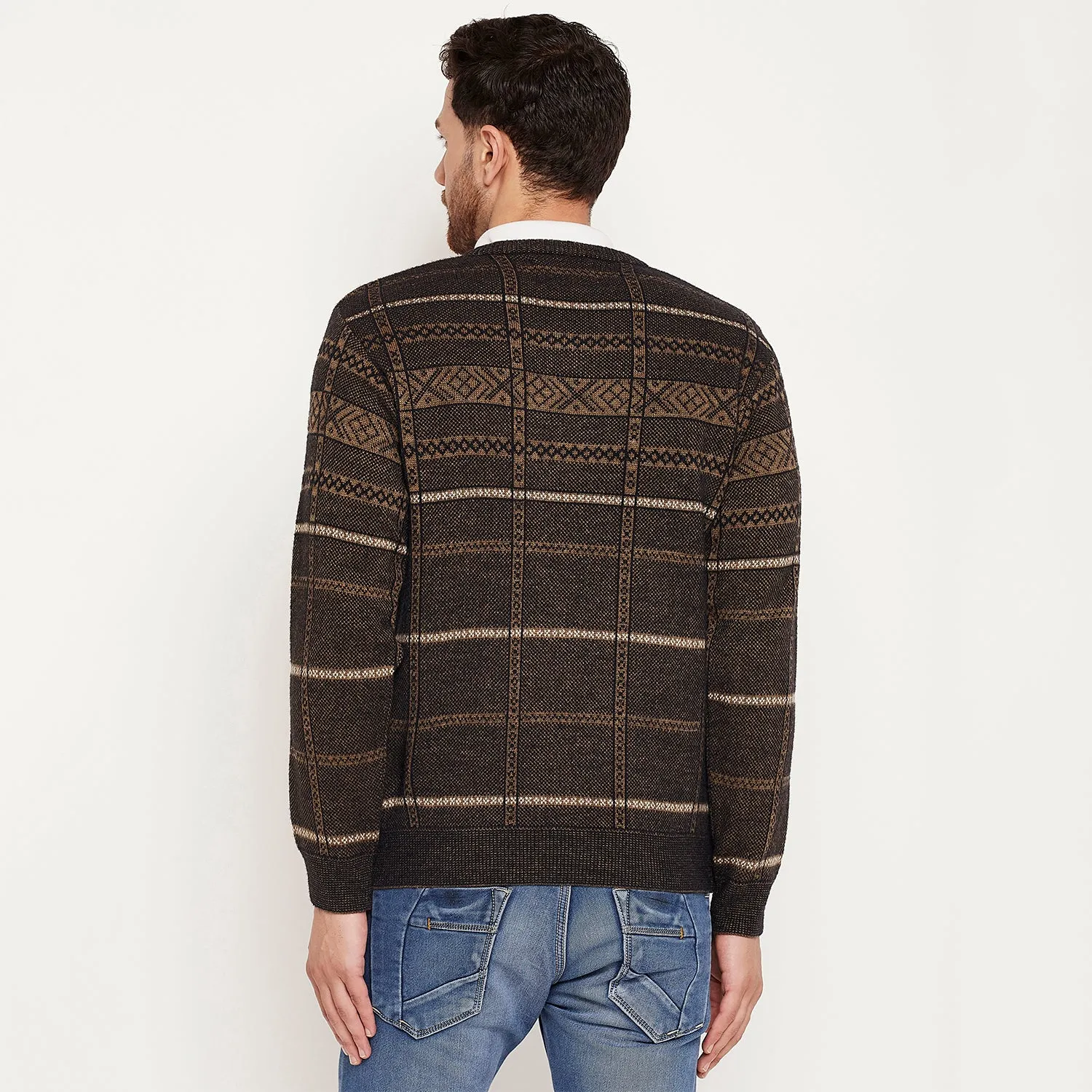 Duke Stardust Men Full Sleeve Sweater (SDS2124)