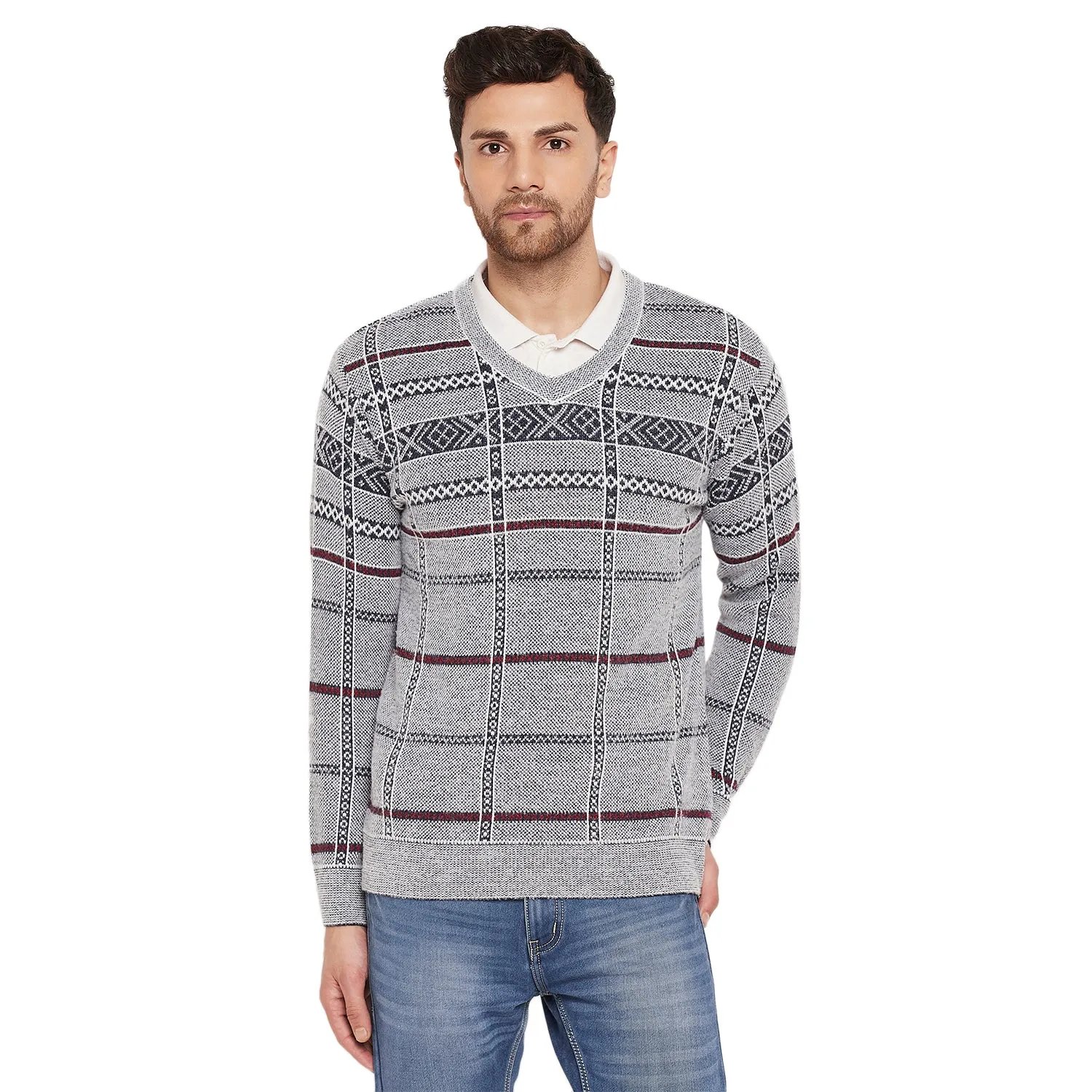 Duke Stardust Men Full Sleeve Sweater (SDS2124)