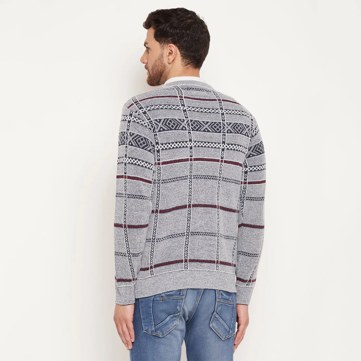 Duke Stardust Men Full Sleeve Sweater (SDS2124)