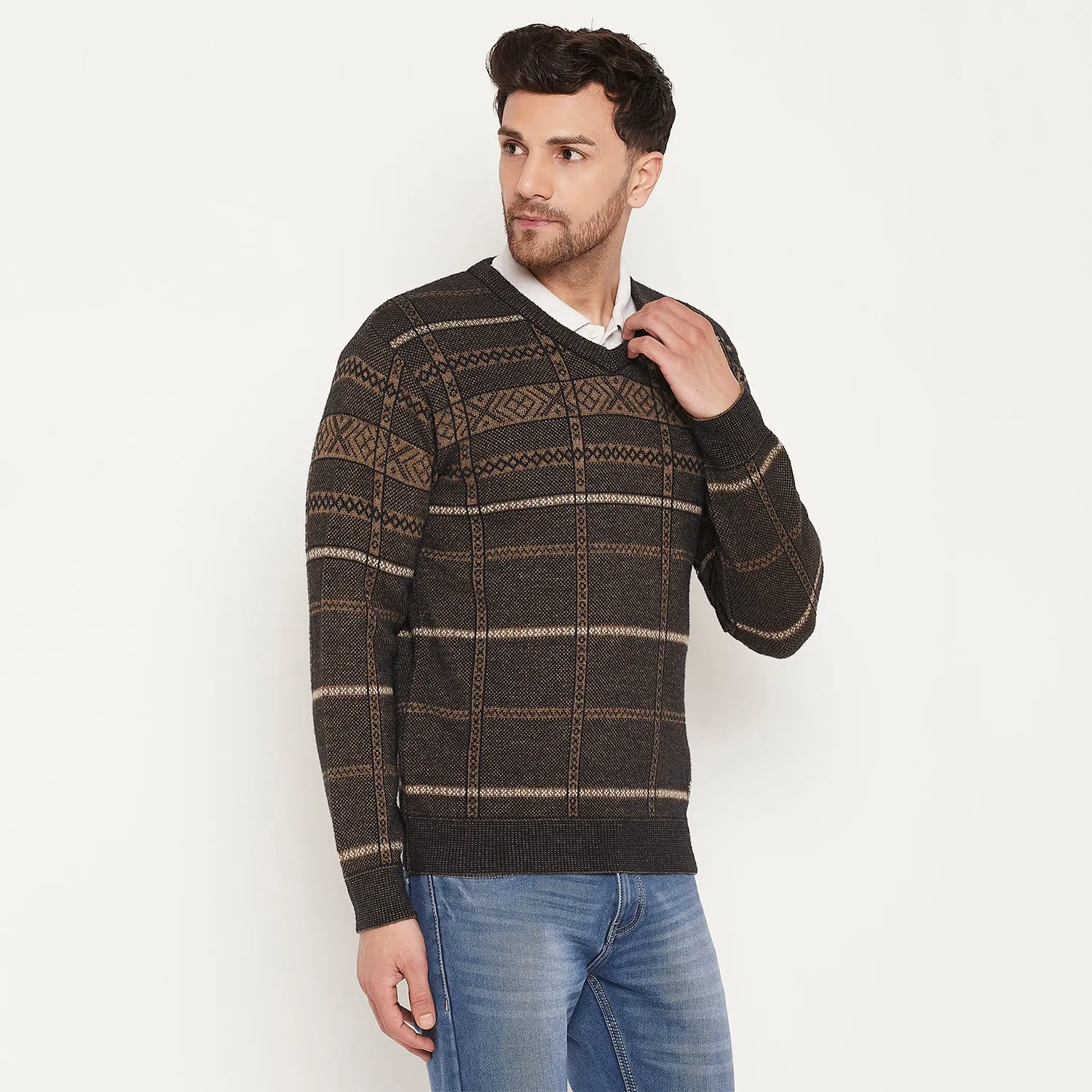 Duke Stardust Men Full Sleeve Sweater (SDS2124)
