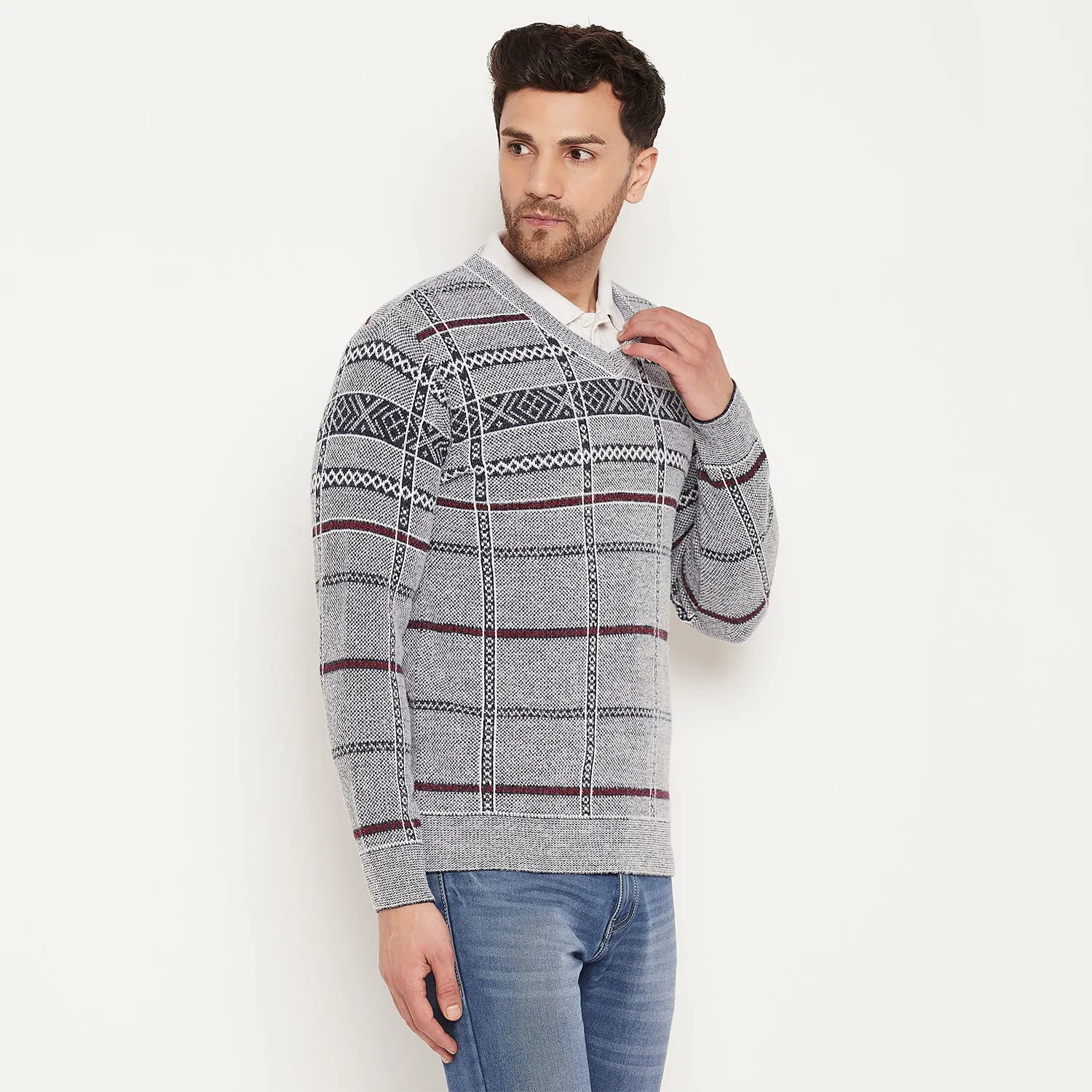 Duke Stardust Men Full Sleeve Sweater (SDS2124)
