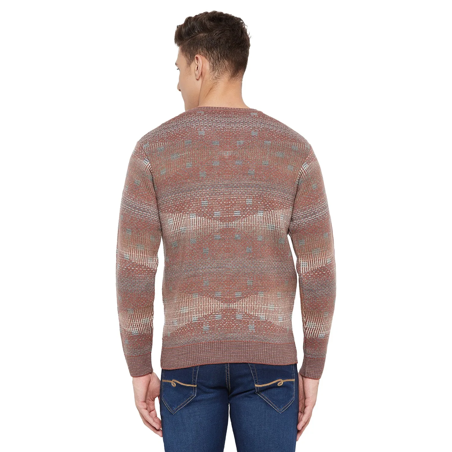 Duke Stardust Men Full Sleeve V Neck Sweater (SDS2066)