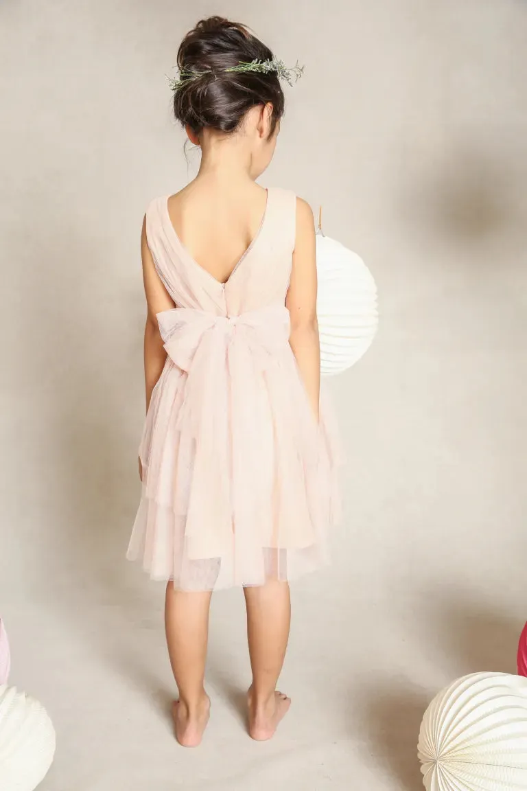 Ellie Simple Tulle Flower Girl Dress