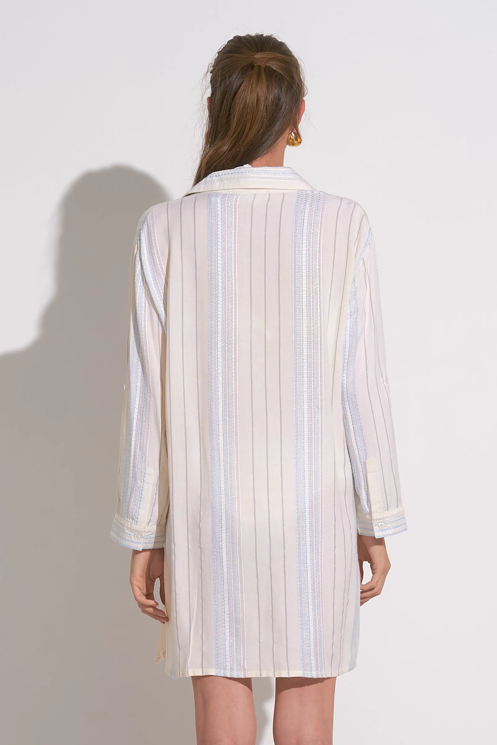 Embroidered Stripe Tunic