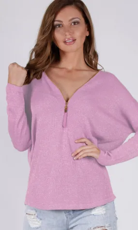 F2287SS Bat Sleeve Lurex Knit (Pack)