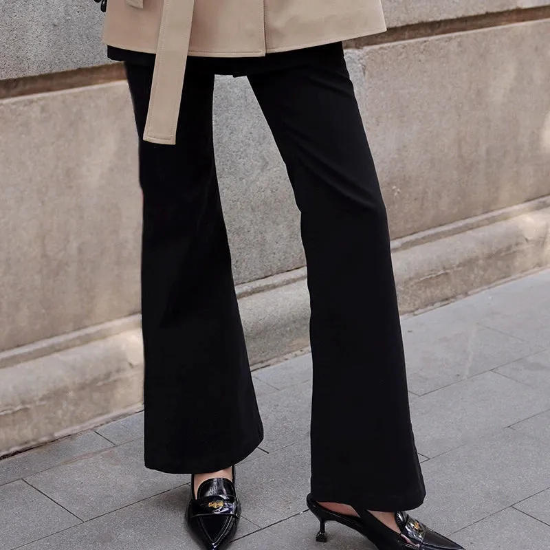 Flared Layered Trousers