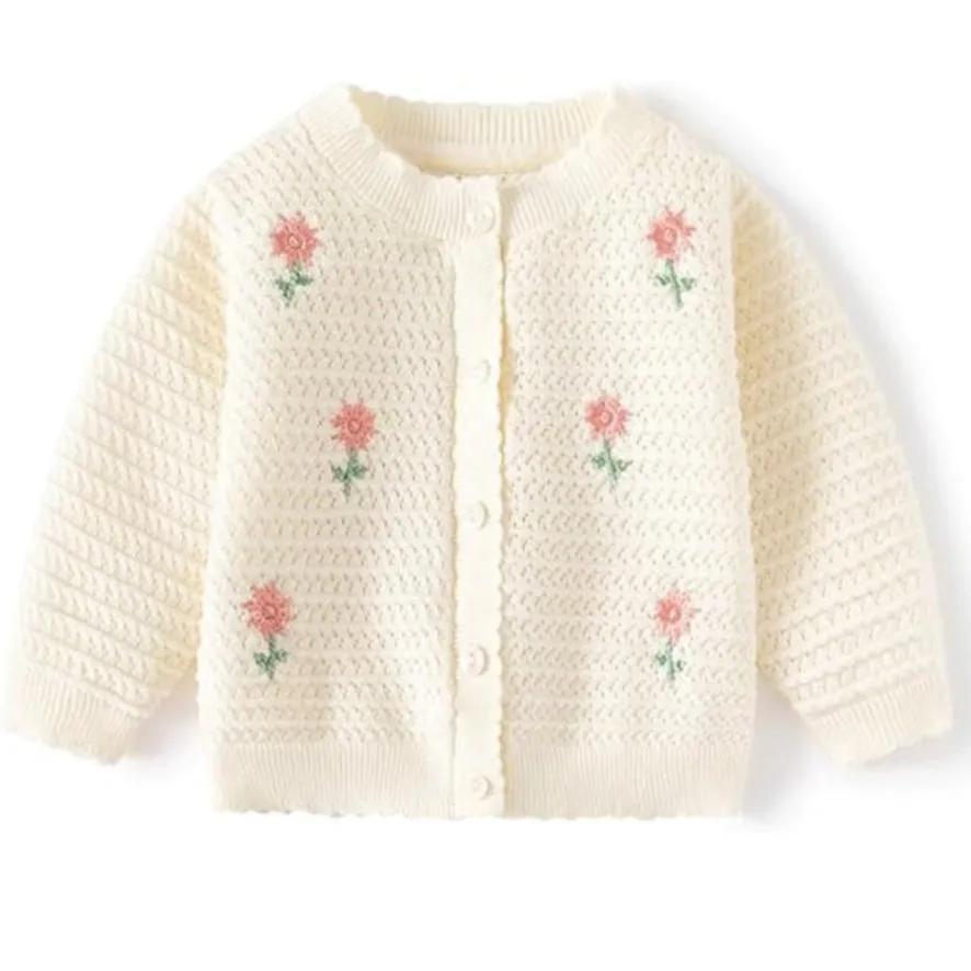 Flower Baby Girls' Cardigan