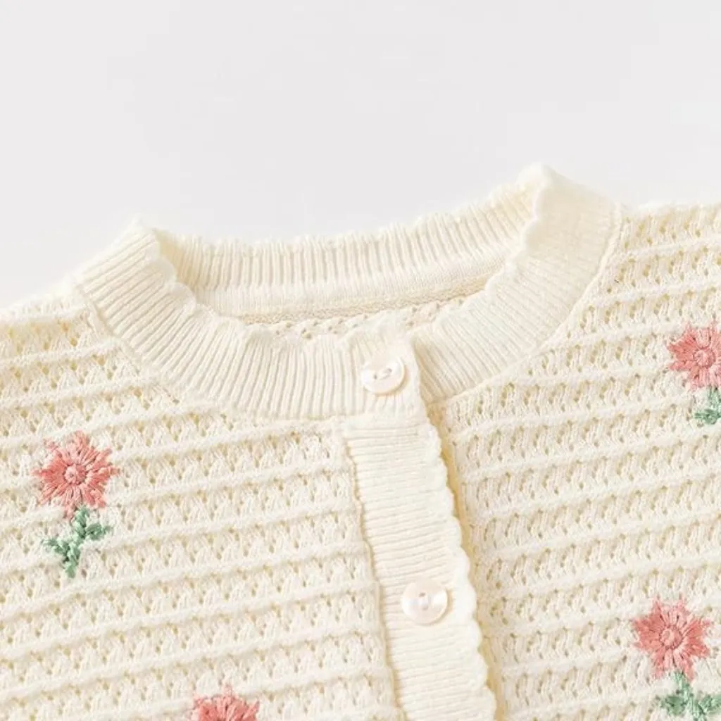 Flower Baby Girls' Cardigan