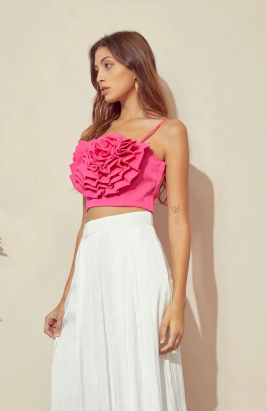 Flower Crop Top