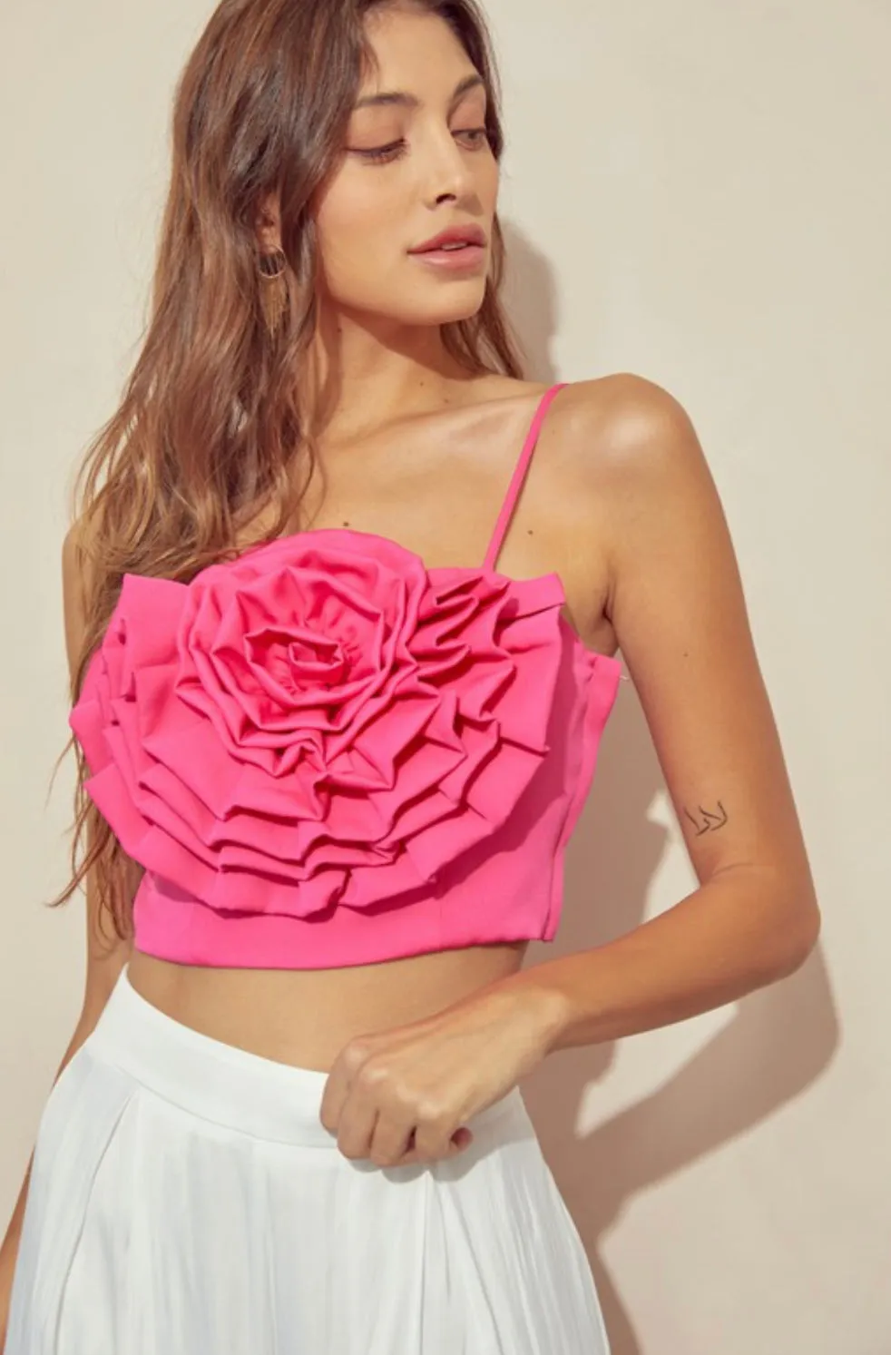 Flower Crop Top