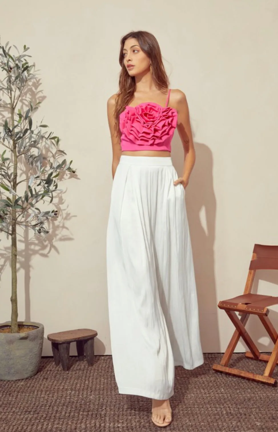 Flower Crop Top