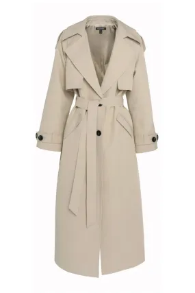 FRANKLIN TRENCH COAT-NATURAL