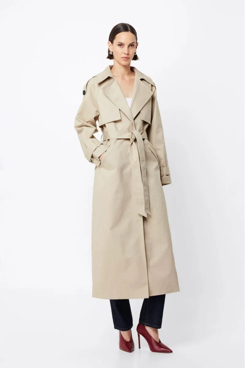 FRANKLIN TRENCH COAT-NATURAL