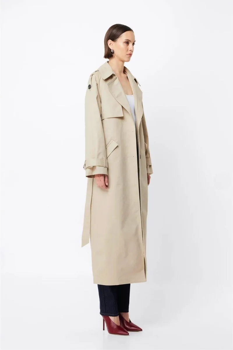 FRANKLIN TRENCH COAT-NATURAL