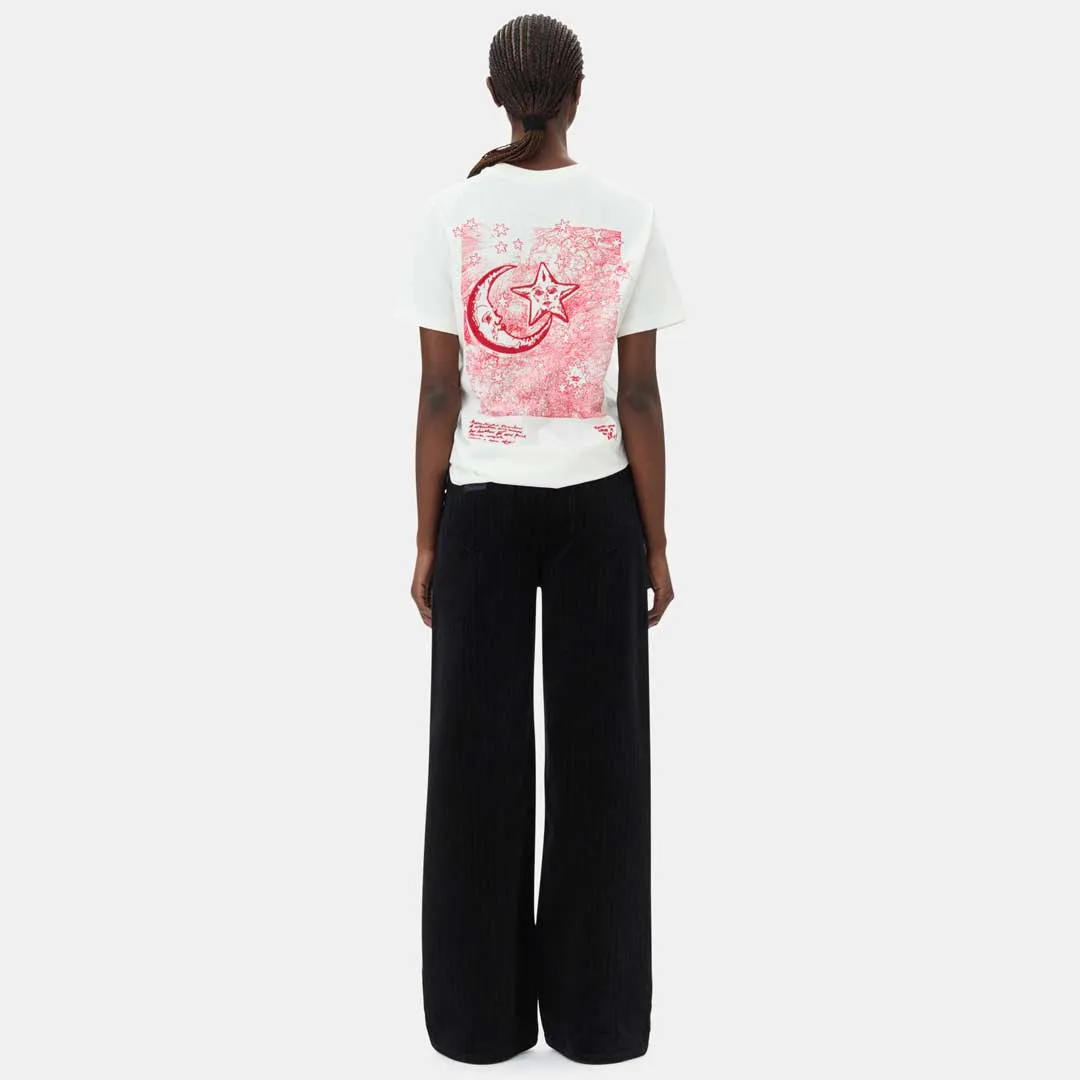 GANNI W0160 Stretch Corduroy Magny bukser - sort
