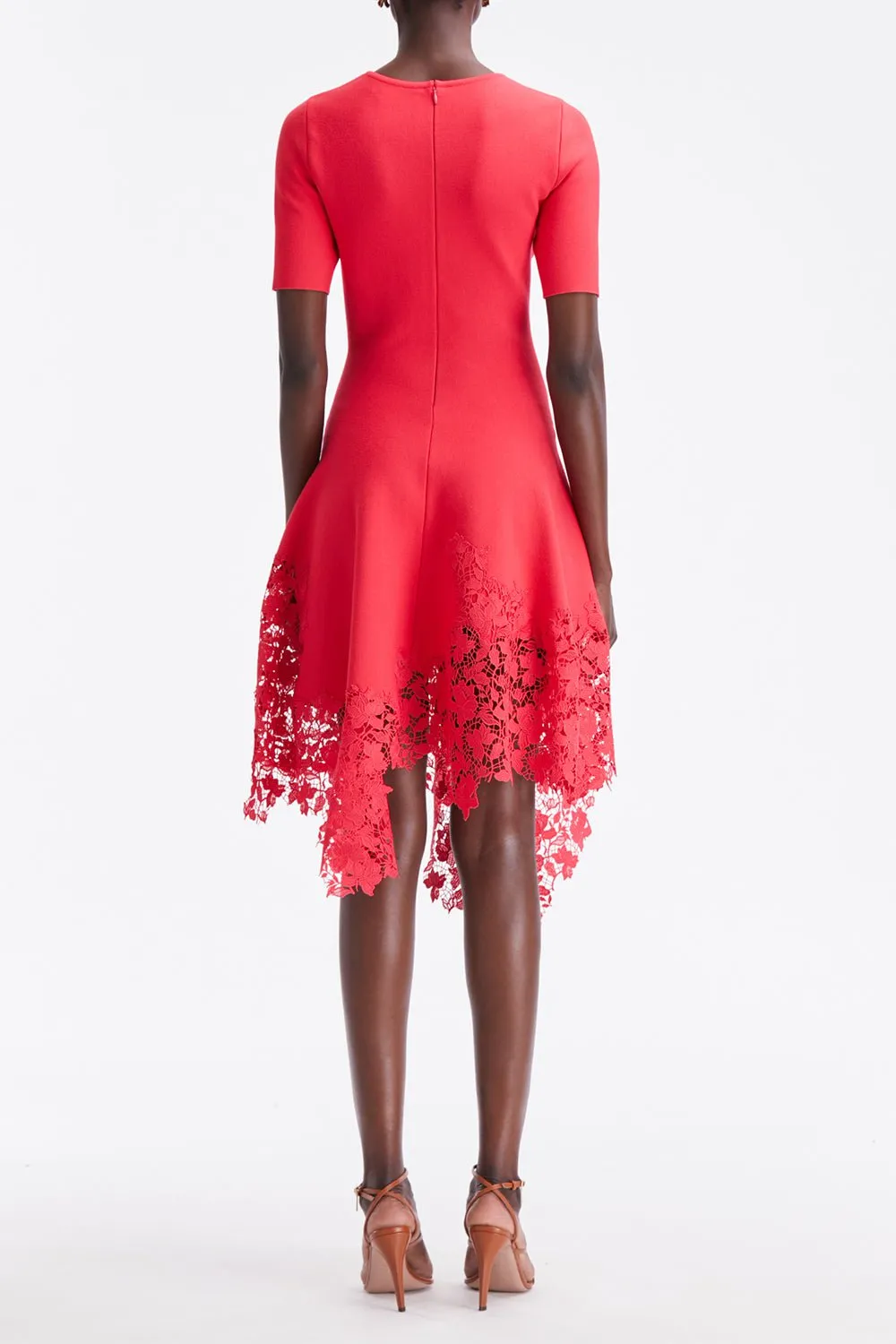 Gardenia Guipure Knit Dress