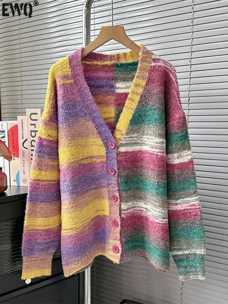 Gebreide vest - Monet print