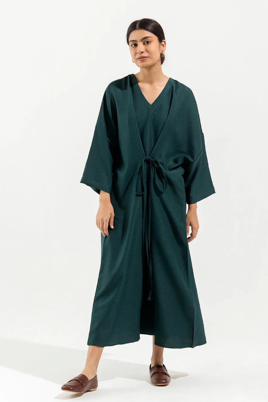 GREEN LONG TUNIC