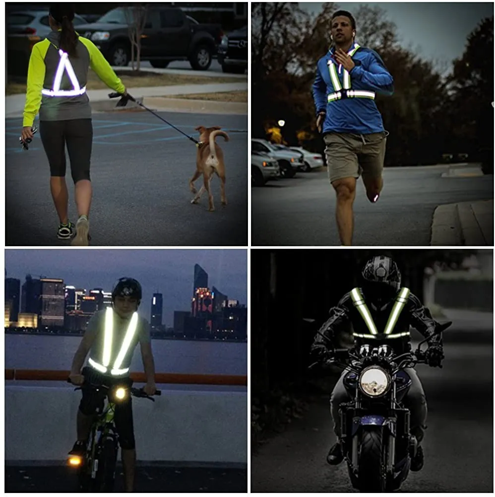 High Vis Reflective Vest - Black