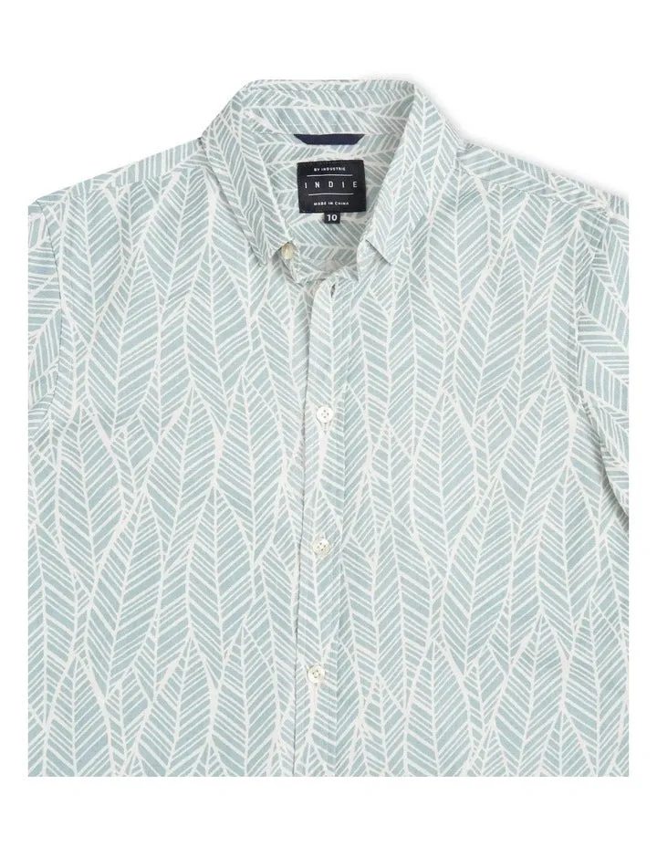 Indie Kids The Lothbury Shirt - Light Aqua